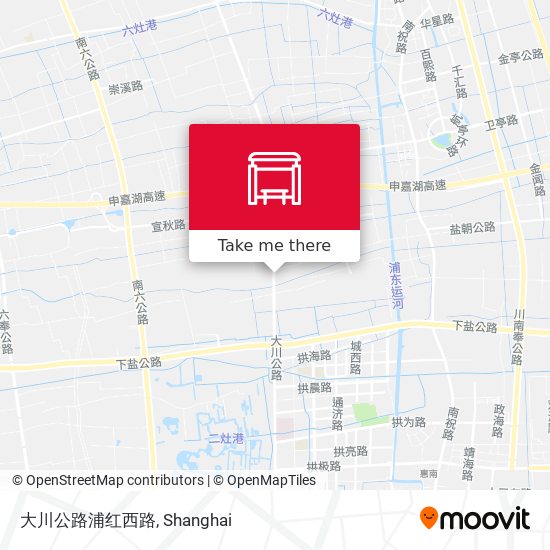 大川公路浦红西路 map