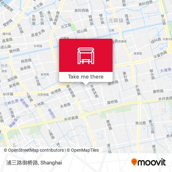 浦三路御桥路 map