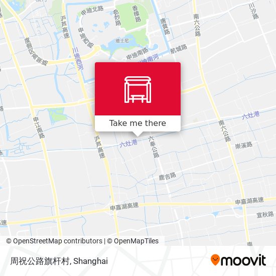 周祝公路旗杆村 map