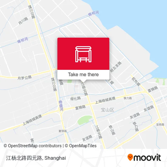 江杨北路四元路 map