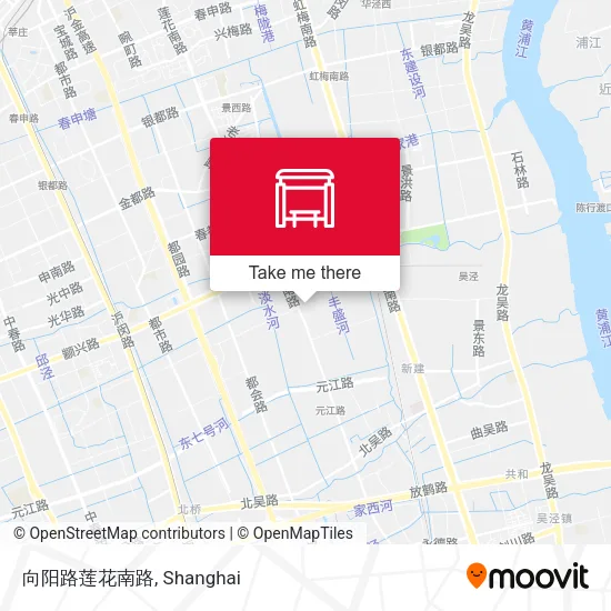 向阳路莲花南路 map