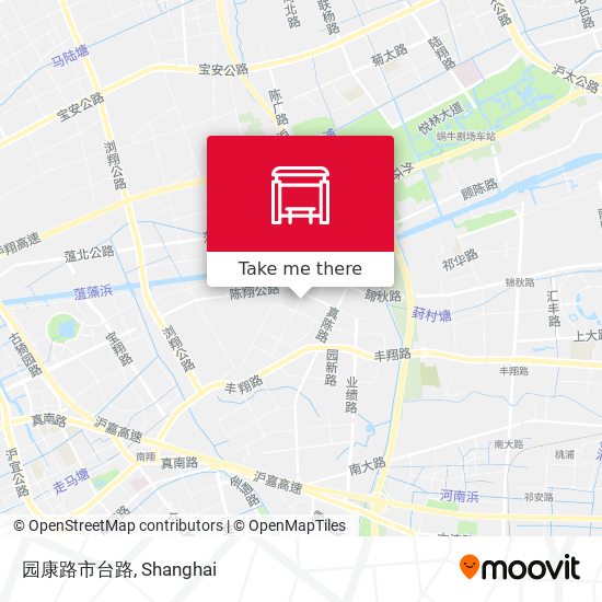 园康路市台路 map