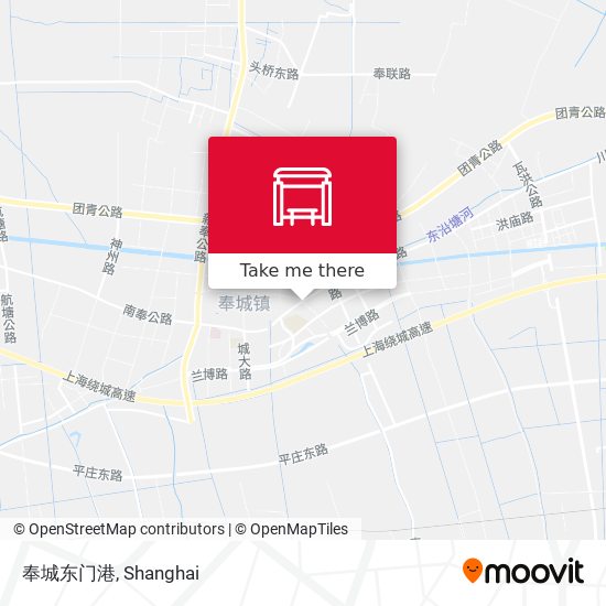 奉城东门港 map