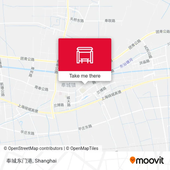 奉城东门港 map