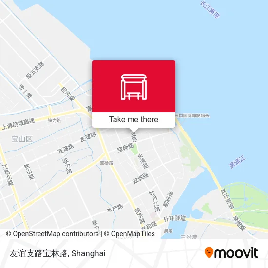 友谊支路宝林路 map