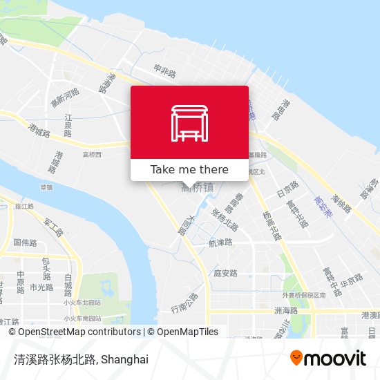 清溪路张杨北路 map