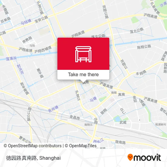 德园路真南路 map