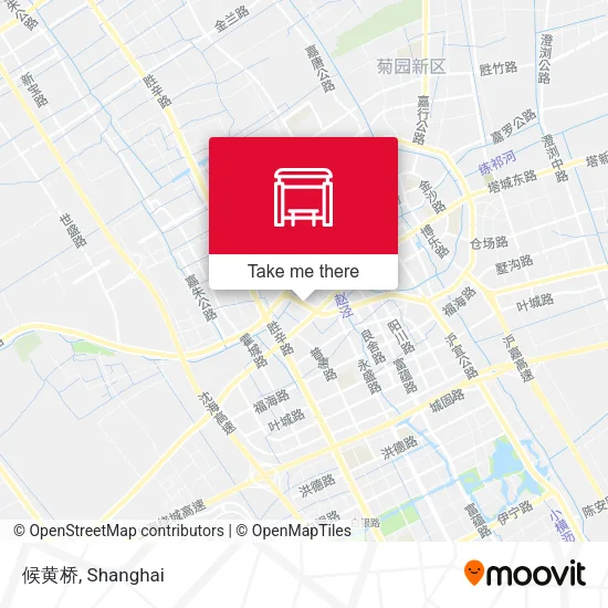 候黄桥 map