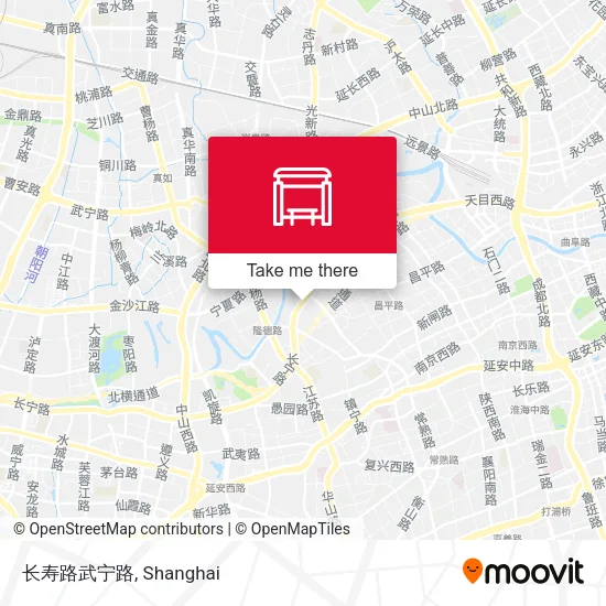 长寿路武宁路 map