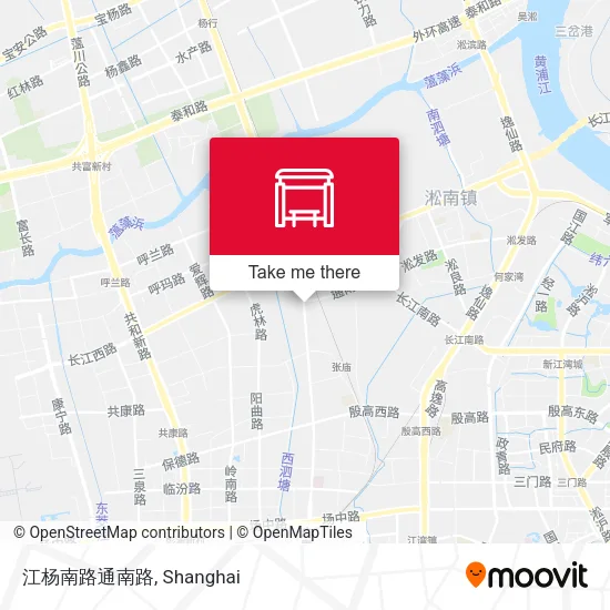 江杨南路通南路 map