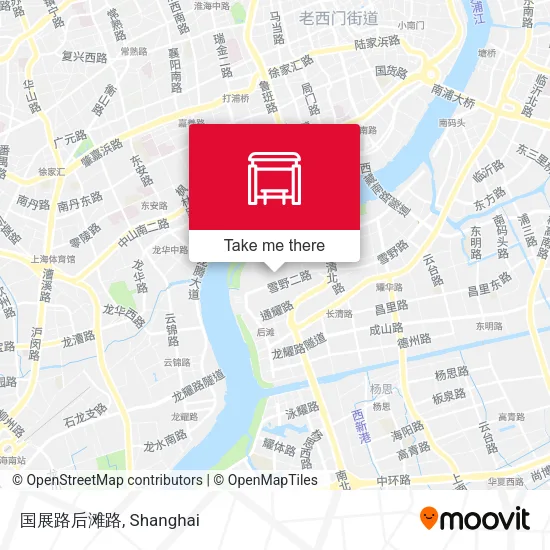 国展路后滩路 map