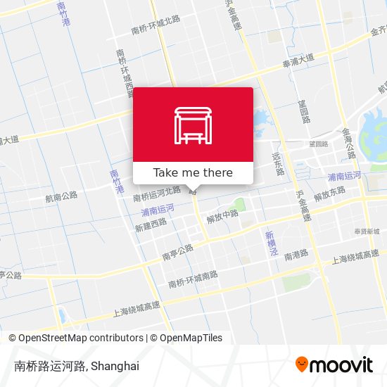 南桥路运河路 map