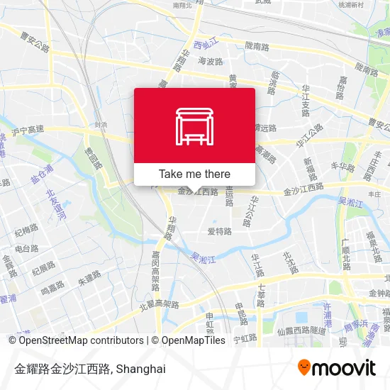 金耀路金沙江西路 map