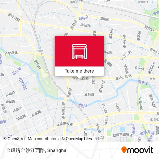 金耀路金沙江西路 map