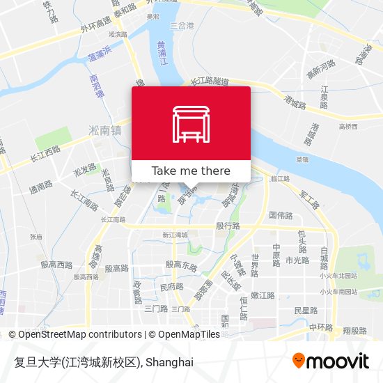 复旦大学(江湾城新校区) map