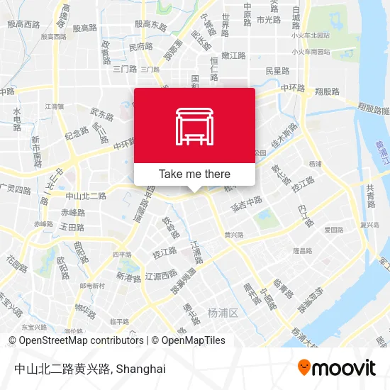 中山北二路黄兴路 map
