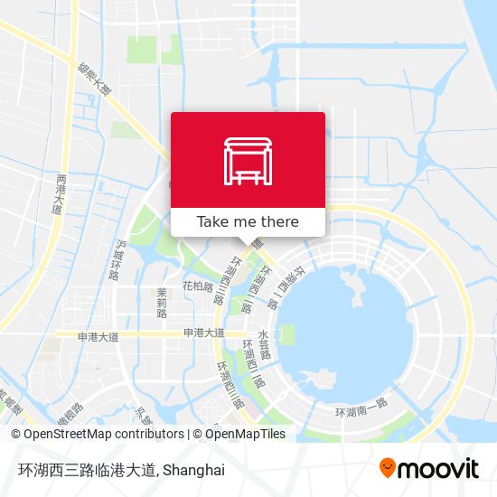 环湖西三路临港大道 map