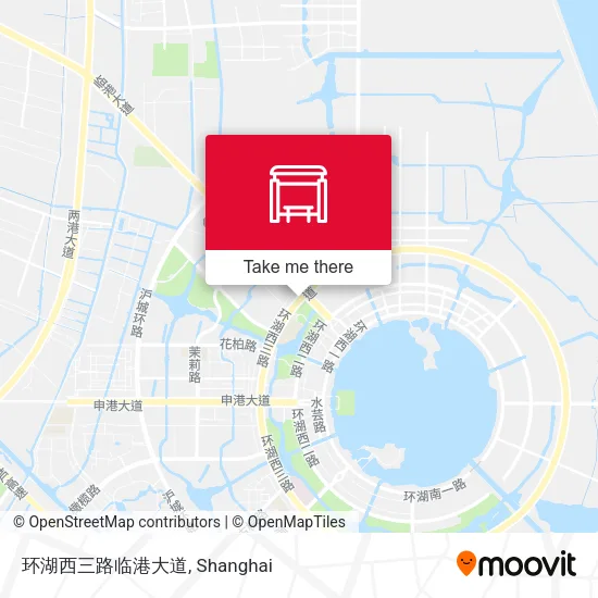 环湖西三路临港大道 map