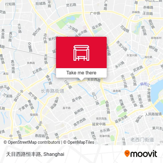 天目西路恒丰路 map