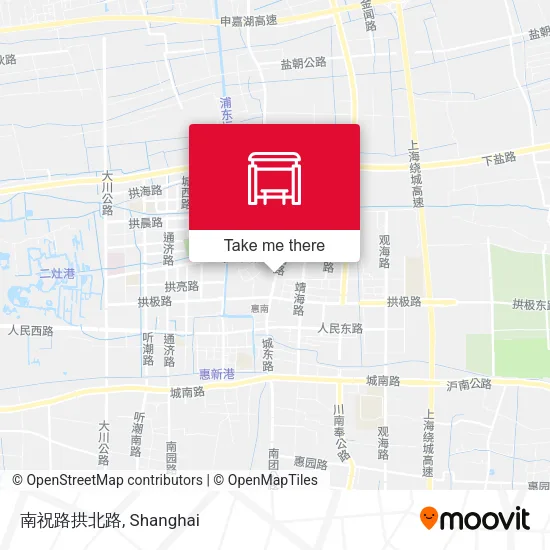 南祝路拱北路 map