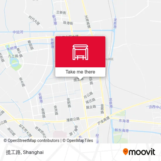 揽工路 map