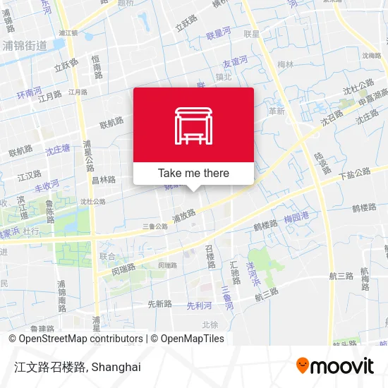 江文路召楼路 map