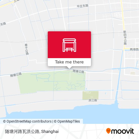 随塘河路瓦洪公路 map