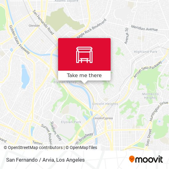 Mapa de San Fernando / Arvia