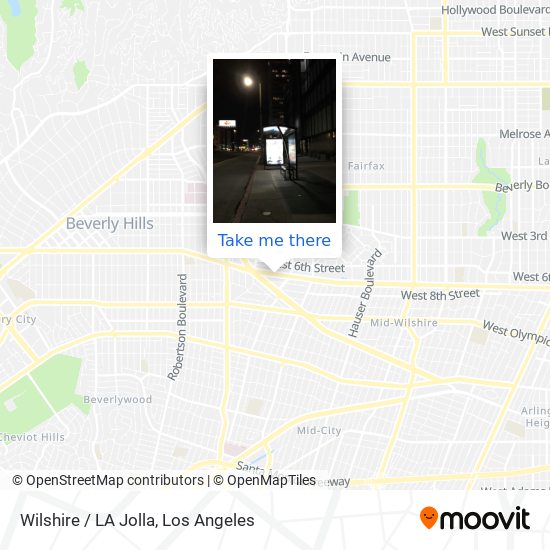 Mapa de Wilshire / LA Jolla