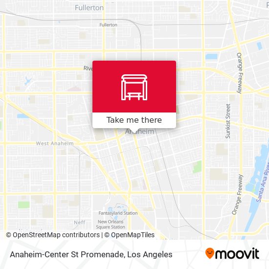Mapa de Anaheim-Center St Promenade