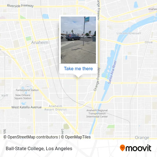 Ball-State College map