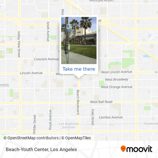 Mapa de Beach-Youth Center
