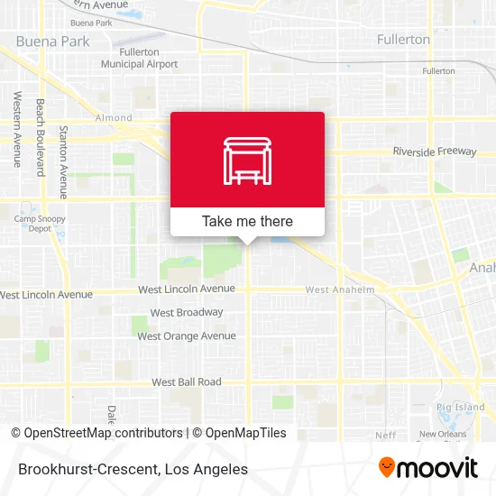 Brookhurst-Crescent map