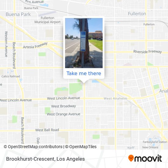 Mapa de Brookhurst-Crescent
