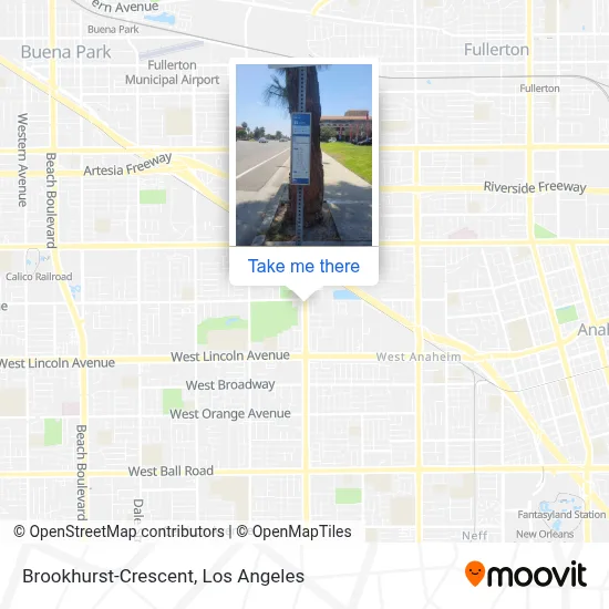 Brookhurst-Crescent map