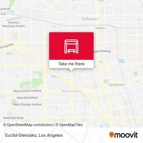Euclid-Glenoaks map