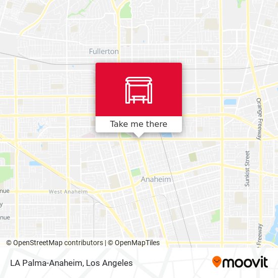 Mapa de LA Palma-Anaheim