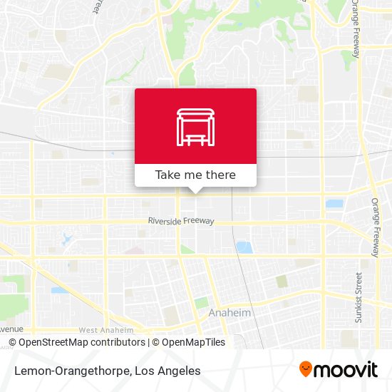 Mapa de Lemon-Orangethorpe