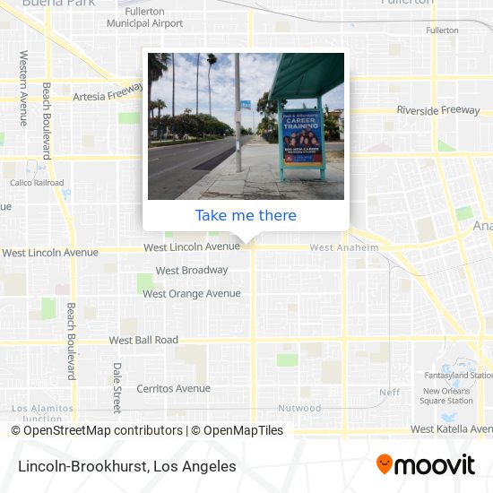 Mapa de Lincoln-Brookhurst
