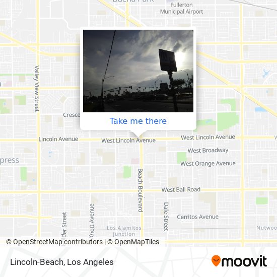 Mapa de Lincoln-Beach