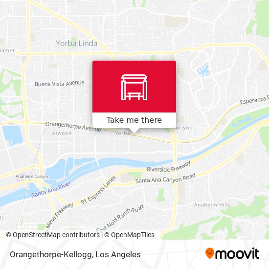 Orangethorpe-Kellogg map