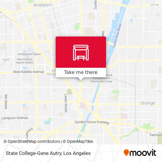 State College-Gene Autry map