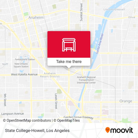 State College-Howell map