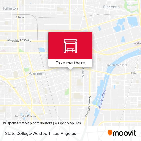 Mapa de State College-Westport