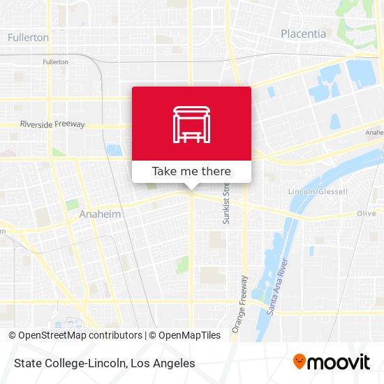 State College-Lincoln map