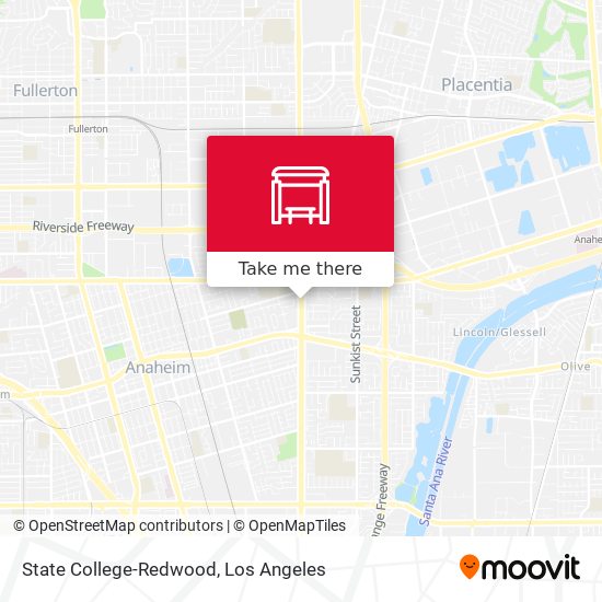 State College-Redwood map