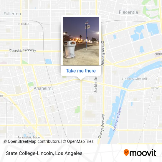 State College-Lincoln map