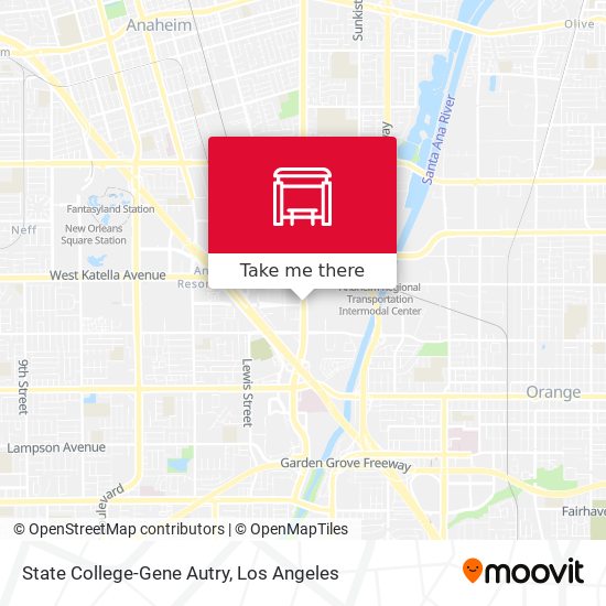 State College-Gene Autry map
