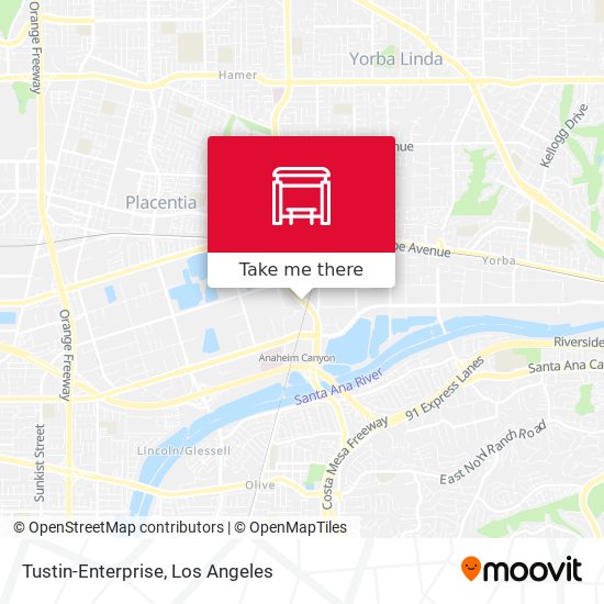 Tustin-Enterprise map