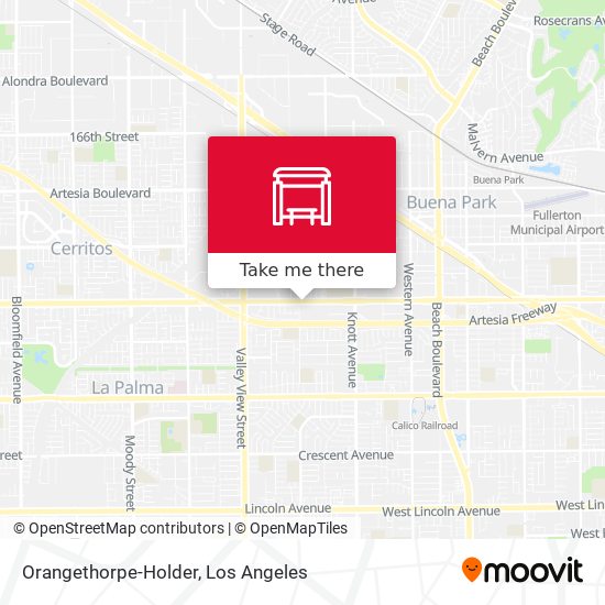 Mapa de Orangethorpe-Holder